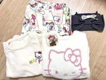 키티 모코모코 룸웨어 키티 파자마 츠지짱 콜라보 L 덤 2개