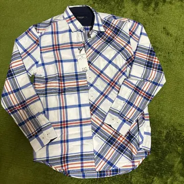 BLACK LABEL 체크 무늬 긴팔 셔츠 M 사이즈