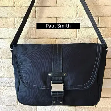 폴 스미스 메신저 숄더백 고강도 나일론 가죽 트리밍