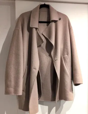 SLOBE IENA 더블 페이스 미들 코트