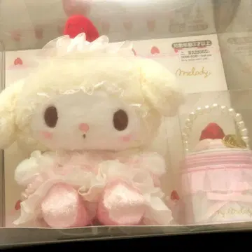 산리오 마이멜로디 마이멜로 휘핑 봉제 인형 & 드롭 주얼리 씰