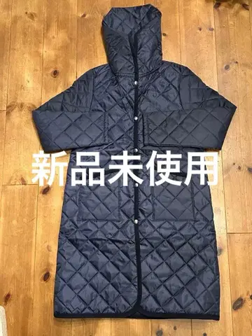 오켄 콜 네이비 퀼팅 자켓 후드 부착