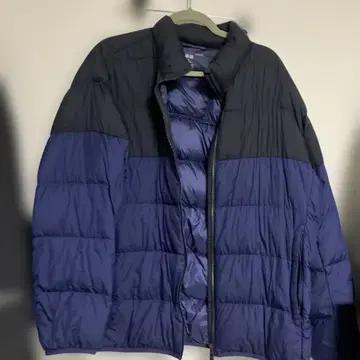 UNIQLO 울트라 라이트 다운 XL 네이비/블랙