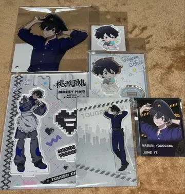 도원암귀 요도가와 마스미 묶음 판매 아크릴 스탠드 스티커 카드