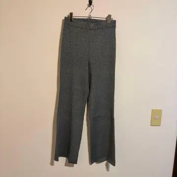 [ 새상품 ] Spick and Span 라메 니트 팬츠