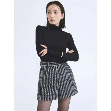 anuans 트위드 숏팬츠 s