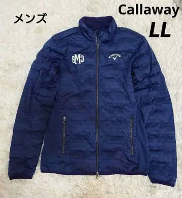 캘러웨이 올 패턴 패딩 자켓 옷깃 속기모 LL 사이즈 골프