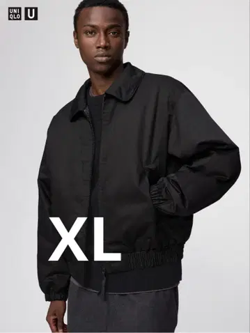 유니클로U 퍼프 테크 숏 블루종 XL