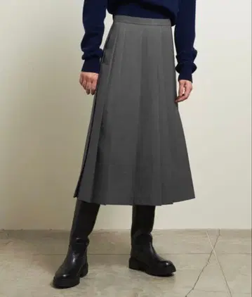 ATTISESSION 랜덤 플리츠 스커트