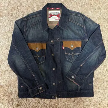 EDWIN 데님 자켓 XU 다크 블루 3L