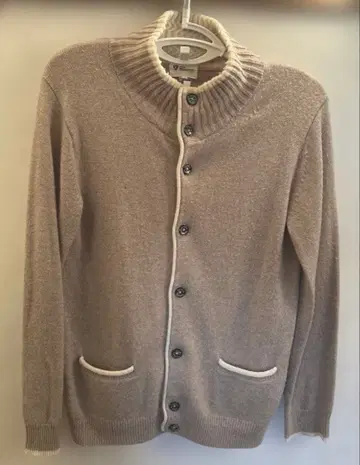 베이지 니트 가디건