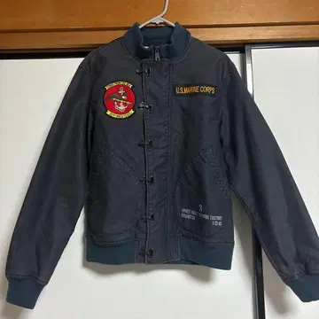 AVIREX 밀리터리 자켓 M 다크 블루