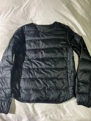 DESCENTE 블랙 이너 다운 자켓