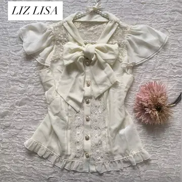 LIZ LISA 리즈리사 보타이 리본 블라우스 튜닉