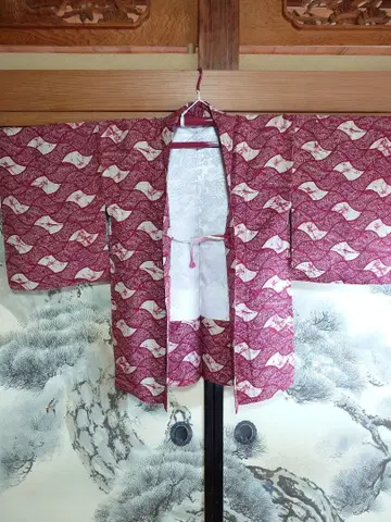 [빈티지] 순수 실크 겉옷