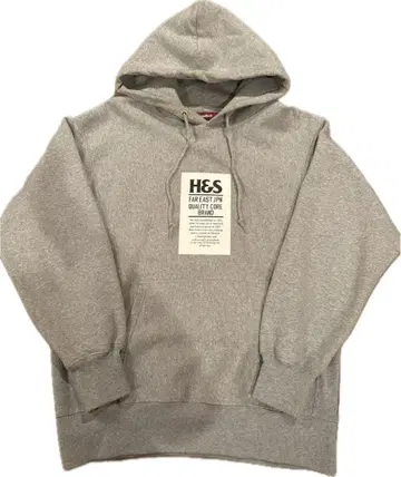 HideandSeek 그레이 후드 부착 후드티 M