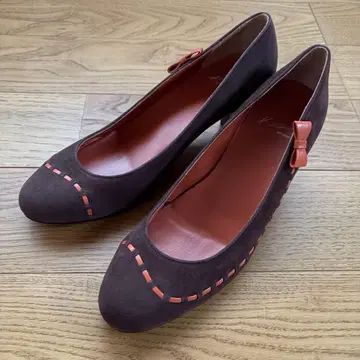 키타무라 스웨이드 펌프스 23.5cm