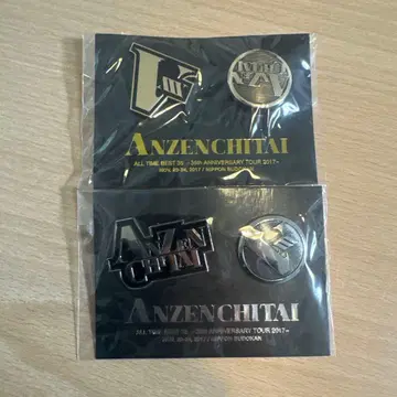 안전지대 2017년 35주년 기념 투어 핀 배지 세트