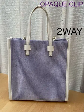 [ 새상품급 ] OPAQUE.CLIP 오페크 클립 2WAY 백 퍼플