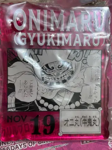 ONE PIECE BASE SHOP 아크릴 블록 참 오니마루 규키마루