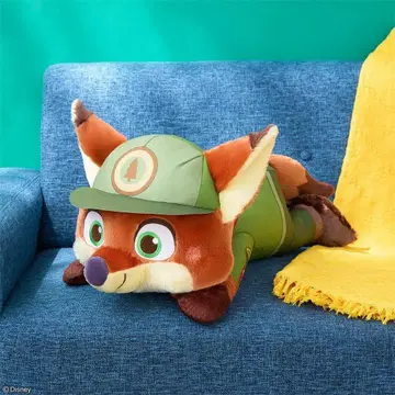 주토피아 닉 빨간 볼 뒹굴 봉제 인형 남코 닉