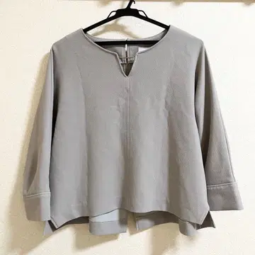 TONAL 그레이 7부 소매 셔츠