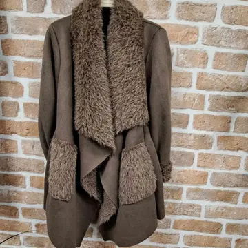 [ 이탈리아 ] 페이크 스웨이드 안감 전체 보아 디자인 코트