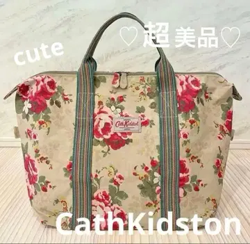 컨디션 최상 귀여운 꽃무늬 빅 백 [ 중형 ]