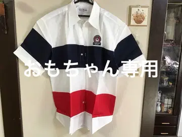 스트라이프 반팔 셔츠, 핑크 피케 셔츠