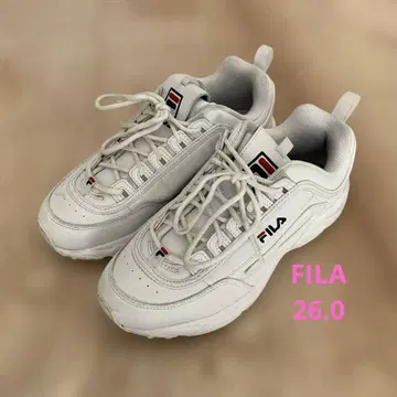 FILA 디스럽터 x 레이 트레이서 스니커즈 26.0