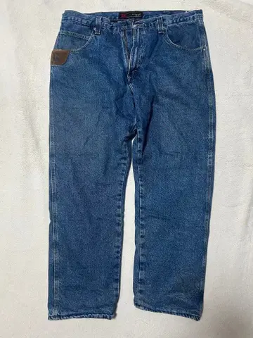 Wrangler 안감 퀼팅 데님 팬츠 90s~00s 방한 워크