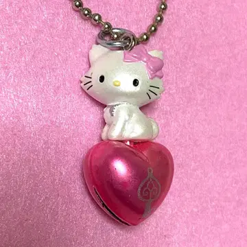 챠미키티 하트 모양 방울 볼체인 헬로키티 산리오 레어