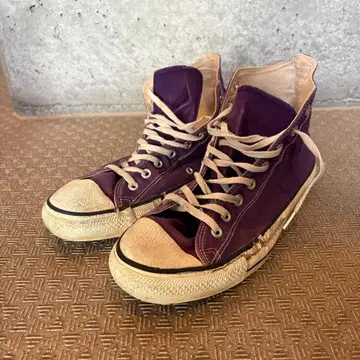 미국제 Converse All Star 보라색 하이컷 스니커즈