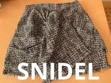 SNIDEL 트위드 타이트 스커트