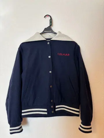 samansa mos2 네이비 후드 부착 블루종