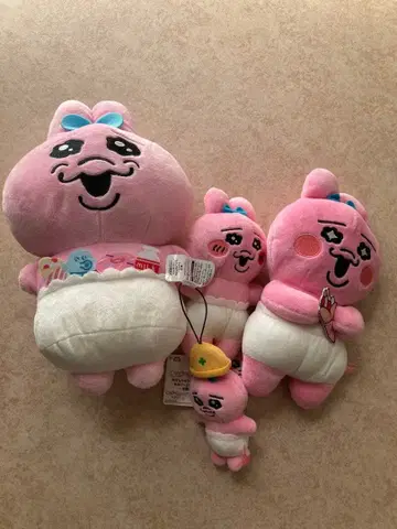 빤쮸토끼 봉제 인형 4개 세트