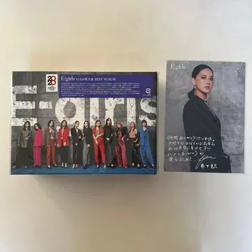 E-girls 베스트 앨범 Blu-ray 후지이 카렌 엽서 포함