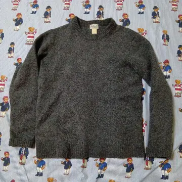 L.L.Bean 100% 램스울 그레이 스웨터