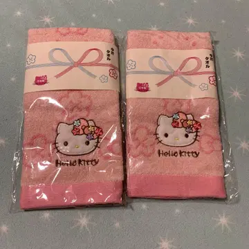 헬로키티 타월 2개 세트