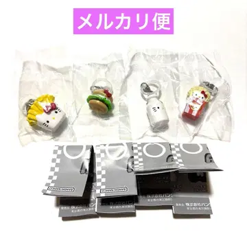 가샤폰 헬로키티 아메리칸 디자인 메지루시 액세서리 4개 세트