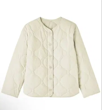 무인양품 포근한 솜 퀼팅 자켓 아이보리 XS