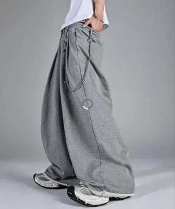 ADRER 헤비웨이트 2턱 스웨트 팬츠