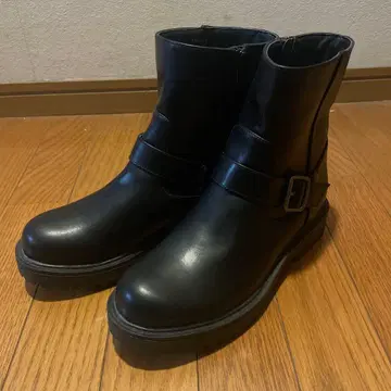 블랙 엔지니어 부츠