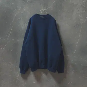 TULTEX 무지 맨투맨 네이비 L USA 구제 의류 심플