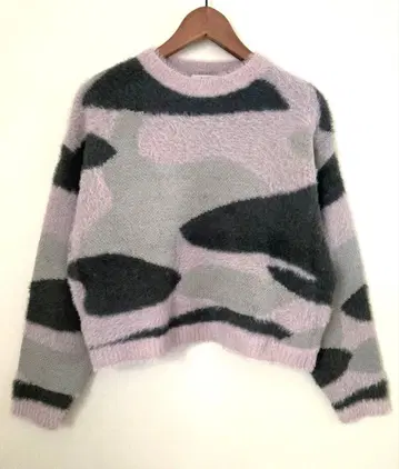 새상품 niko and - 니코앤드 마블 패턴 페더 니트 풀오버