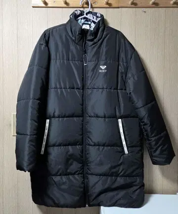 새상품 ROXY 패딩 자켓 코트 점퍼 블랙 XL