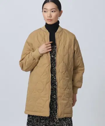 [택 포함 새상품] GALLEST 퀼팅 미디 코트