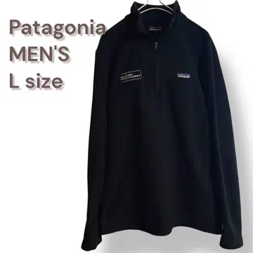 Patagonia 마이크로D 하프 지퍼 플리스 기업 로고 L 봄'18