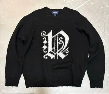 thisisneverthat 네버댓 니트 D 로고