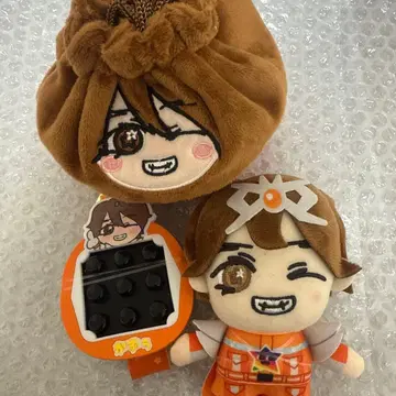 리얼피스 카즈 복조리 파우치 보이스 마스코트 포치포치 키링 세트